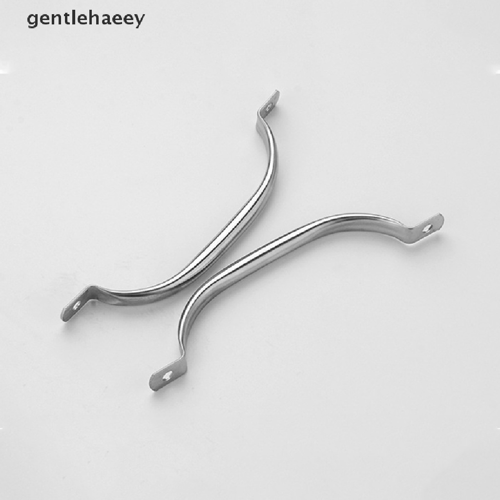 Set 2 Tay Nắm Cửa Tủ Bằng Thép Không Gỉ Màu Bạc