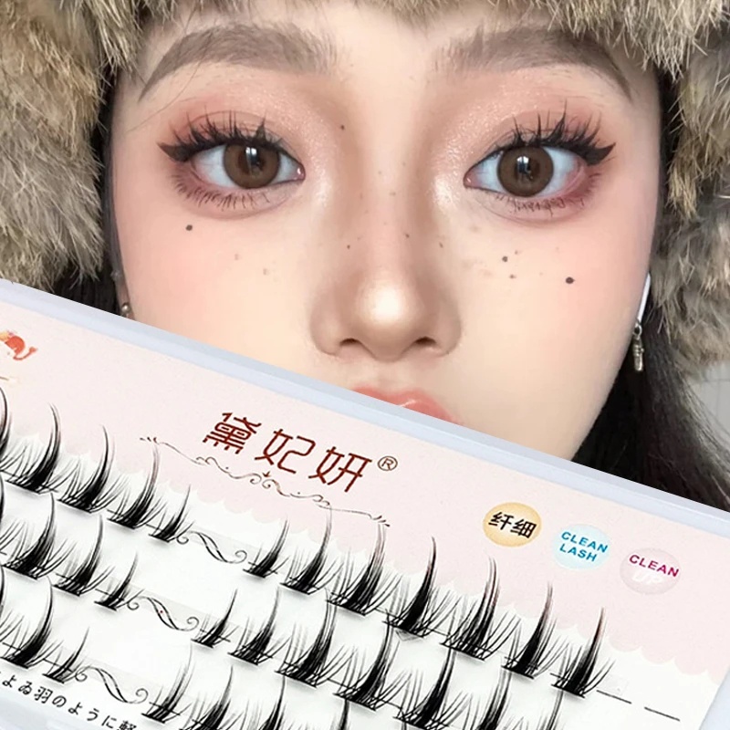 Hộp Lông Mi Giả 3 Hàng Dày / Dài / Cong Tự Nhiên Mềm Mại