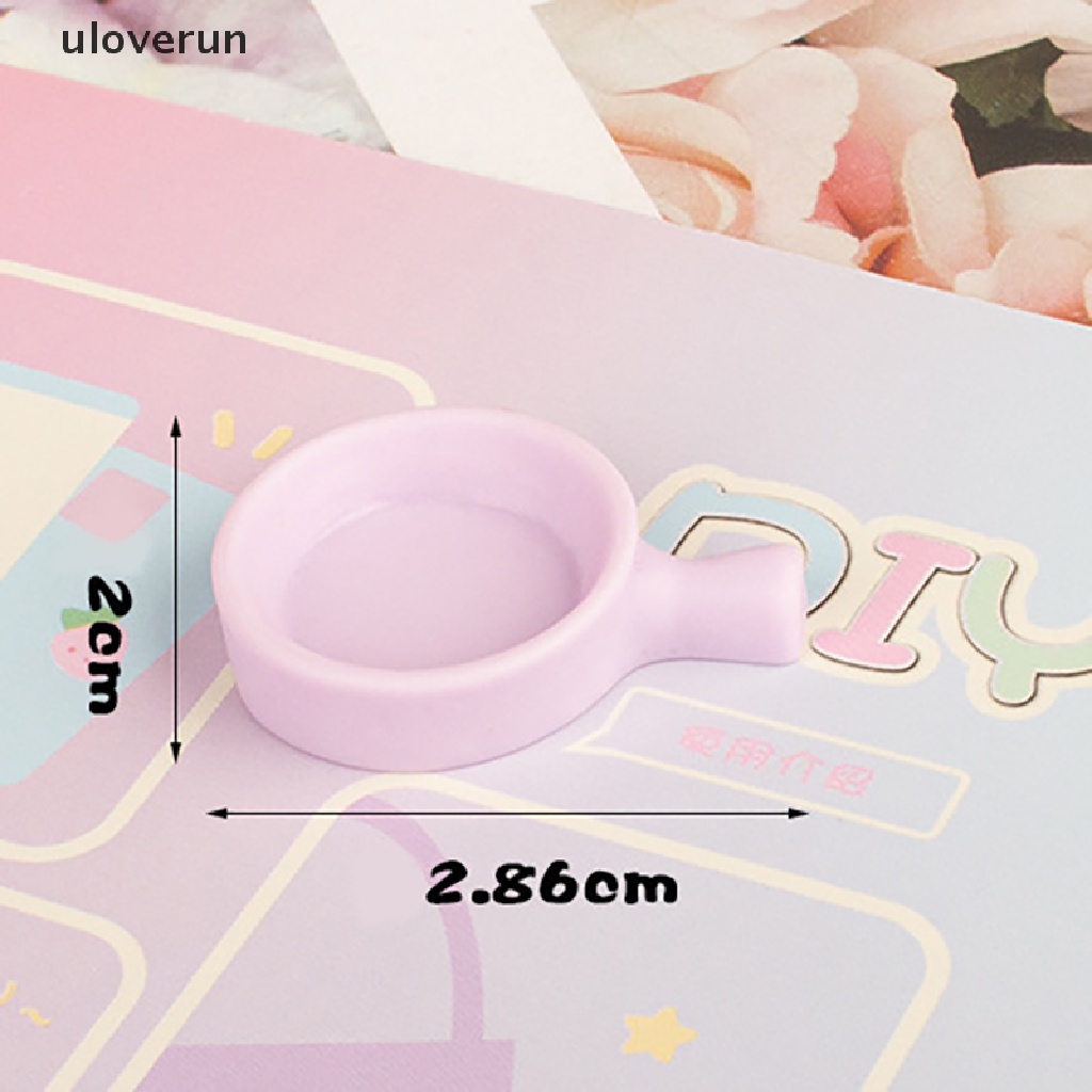 Uloverun Set 5 Mô Hình Nồi Macrame Trang Trí Nhà Búp Bê