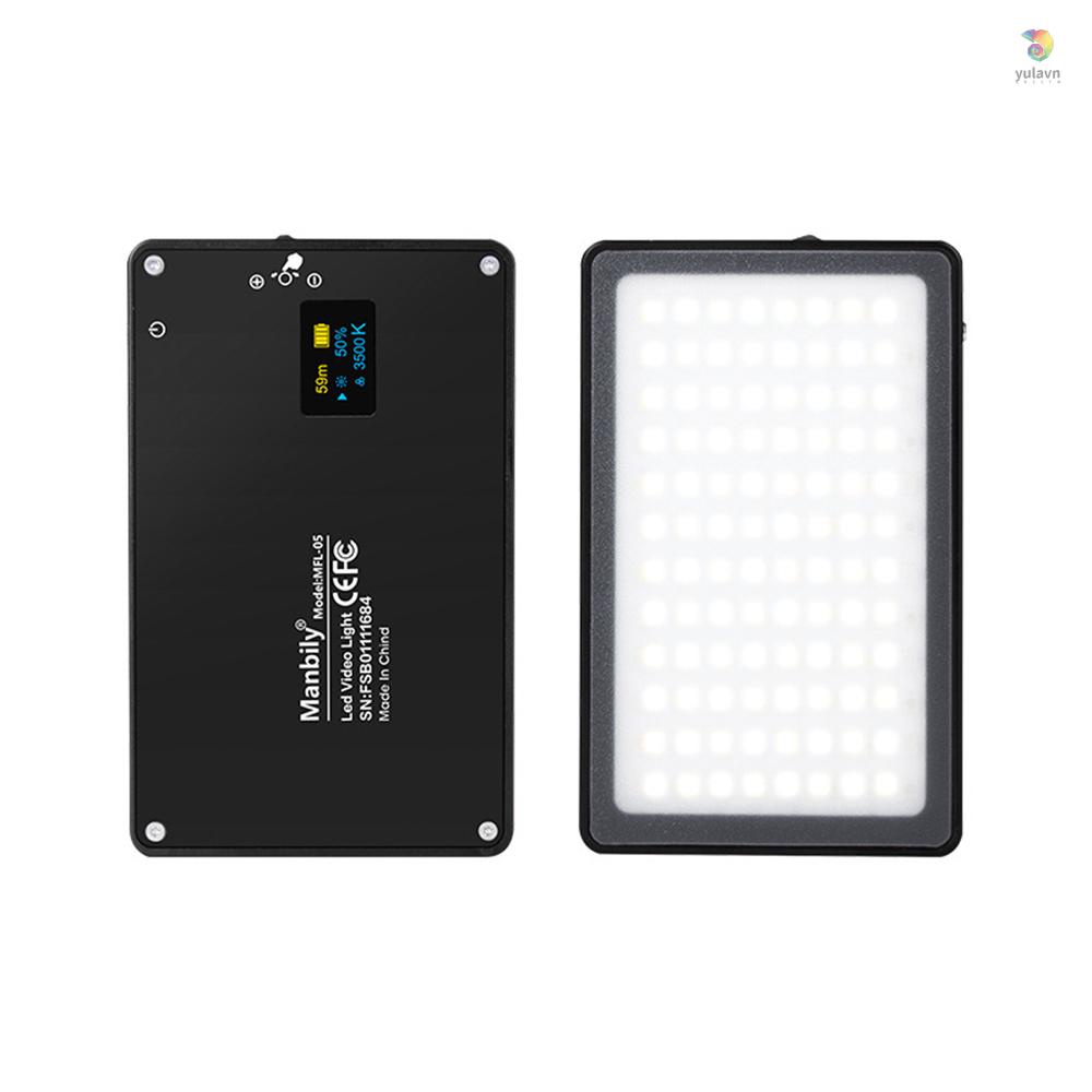 Đèn Từ Tính 8W Cổng USB Có Thể Điều Chỉnh Độ Sáng / Thay Đổi Màu Sắc Theo Nhiệt Độ Cho Máy Ảnh Manbily 8W