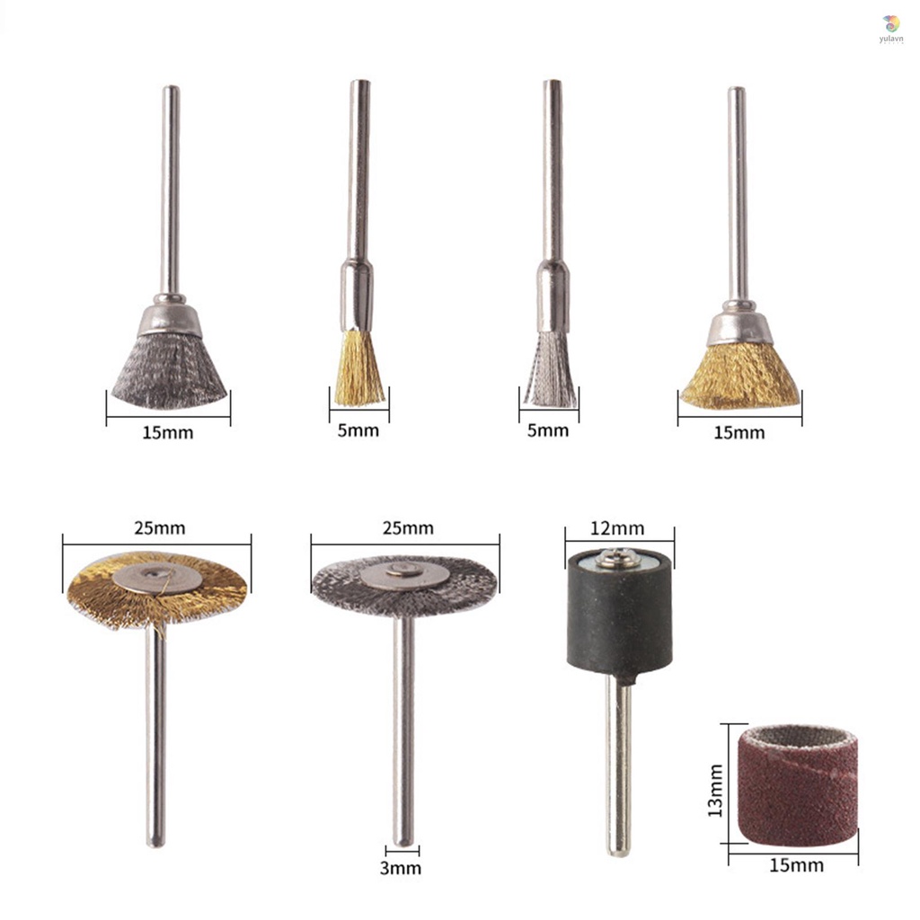 Set 47 Chổi Đánh Bóng Sợi Thép Đồng Thau Chất Lượng Cao