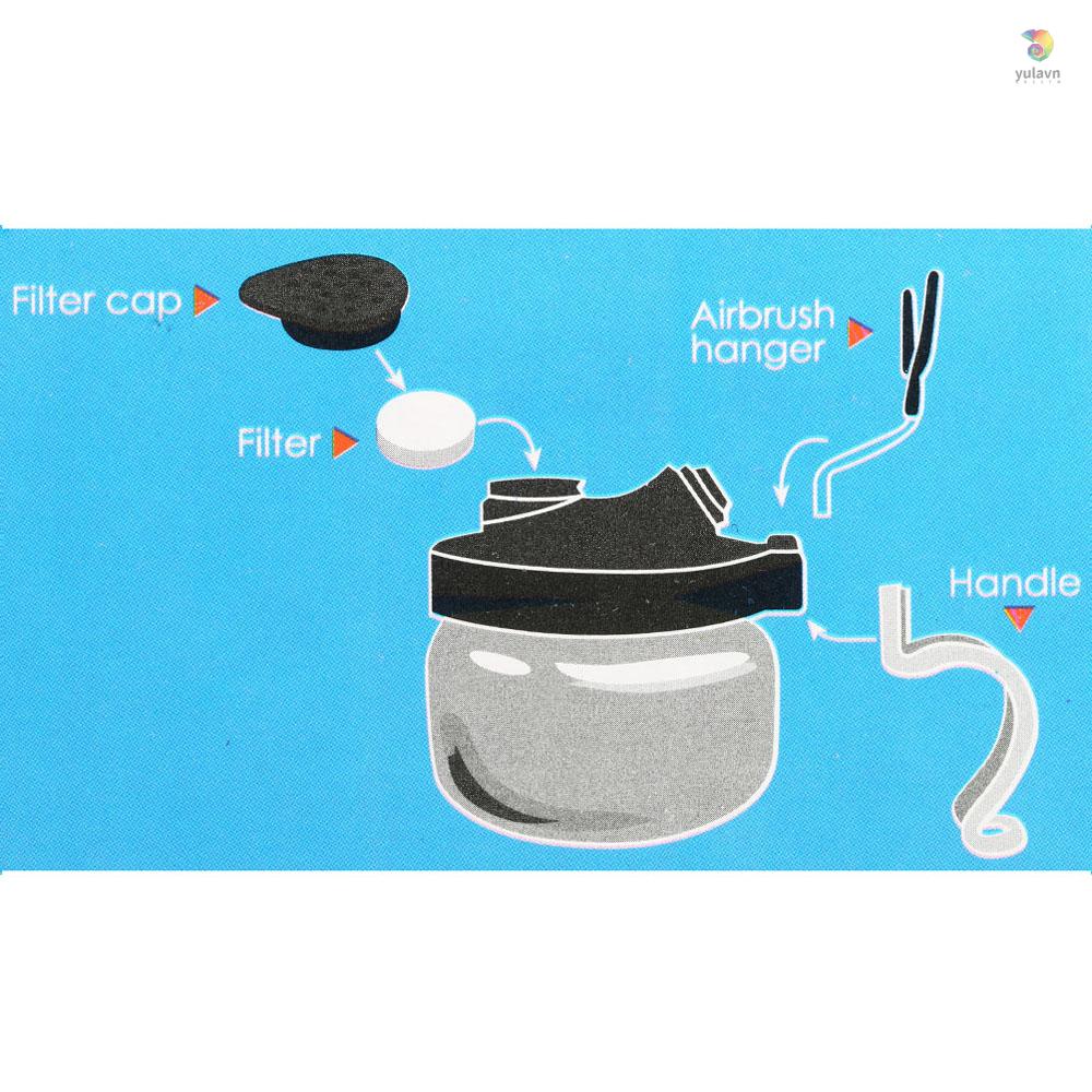 Giá Đỡ Cọ Làm Sạch Chai Lọ Thủy Tinh / Súng Phun Sơn Hình KKmoon)