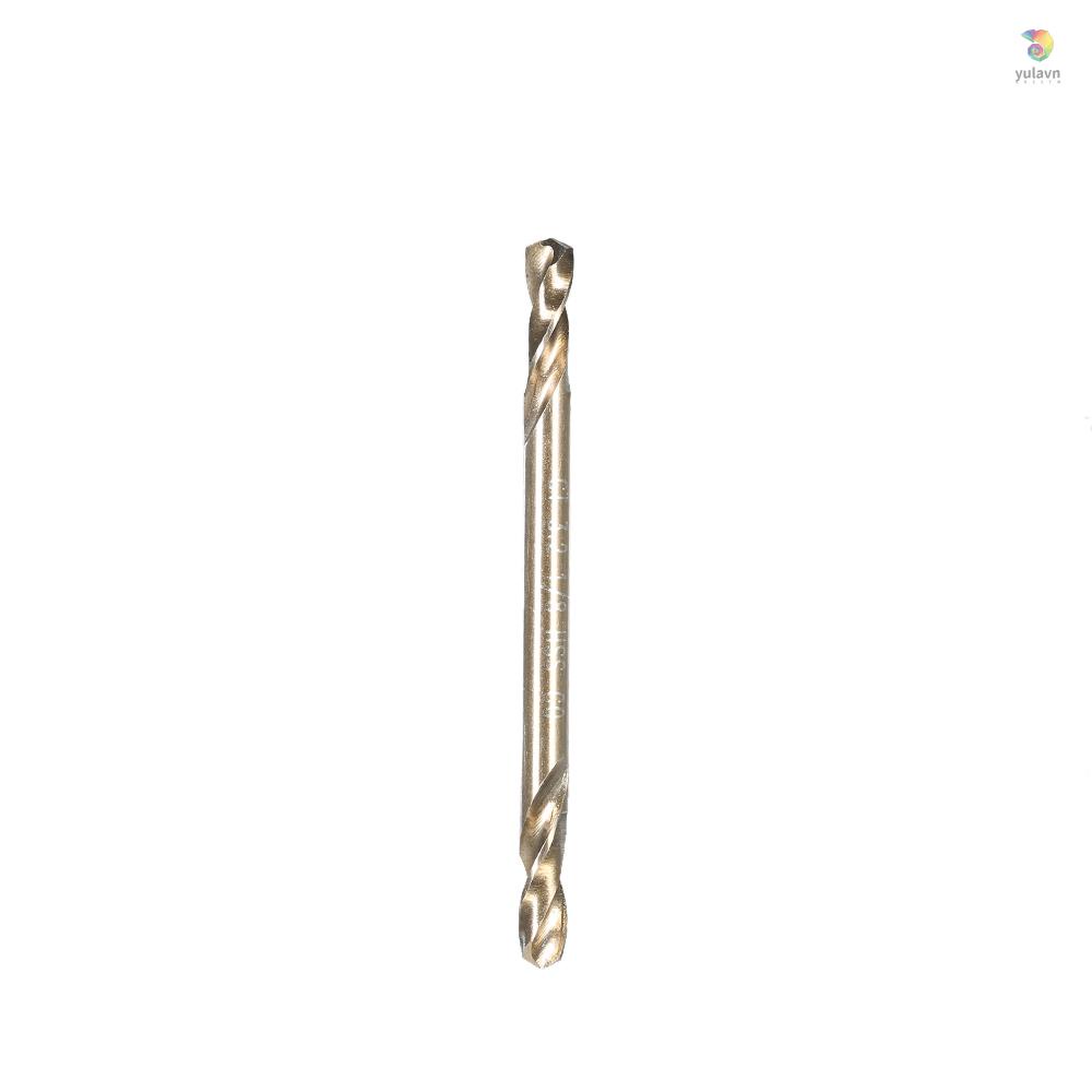 Bộ 10 Mũi Khoan Hai Đầu HSS-Co M35 Kích Thước 1 / 8 &quot;