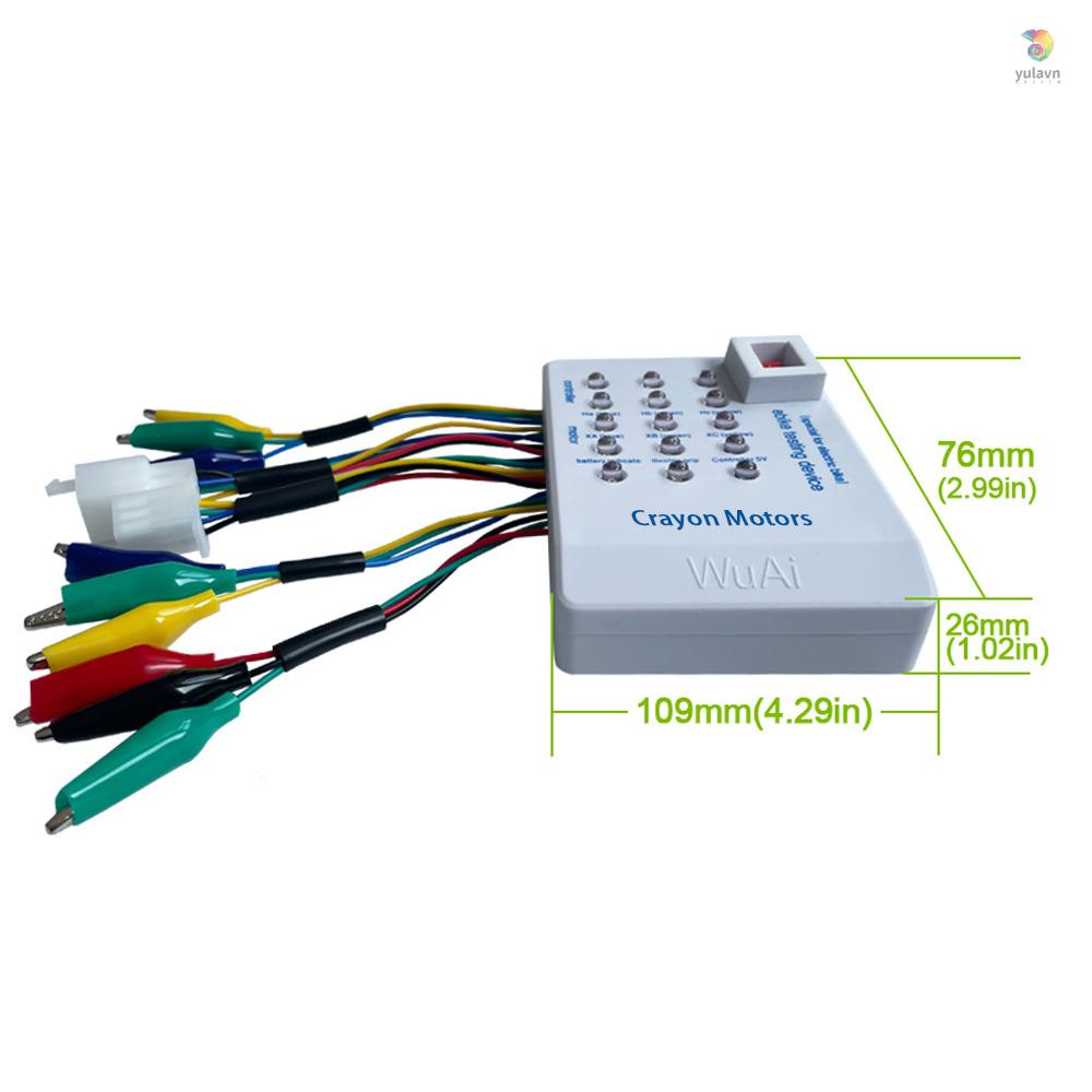 Dụng Cụ Kiểm Tra Pin Sửa Chữa Tay Phanh Xe Hơi Điện Đa Năng Phiên Bản Tiếng Anh
