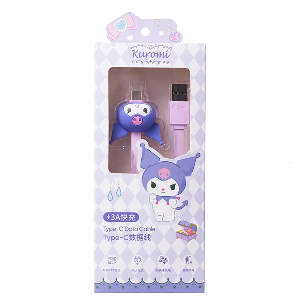 Dây Cáp Sạc Nhanh USB Loại C Hình Cinnamoroll Pochacco Dễ Thương Dành Cho Huawei Xiaomi