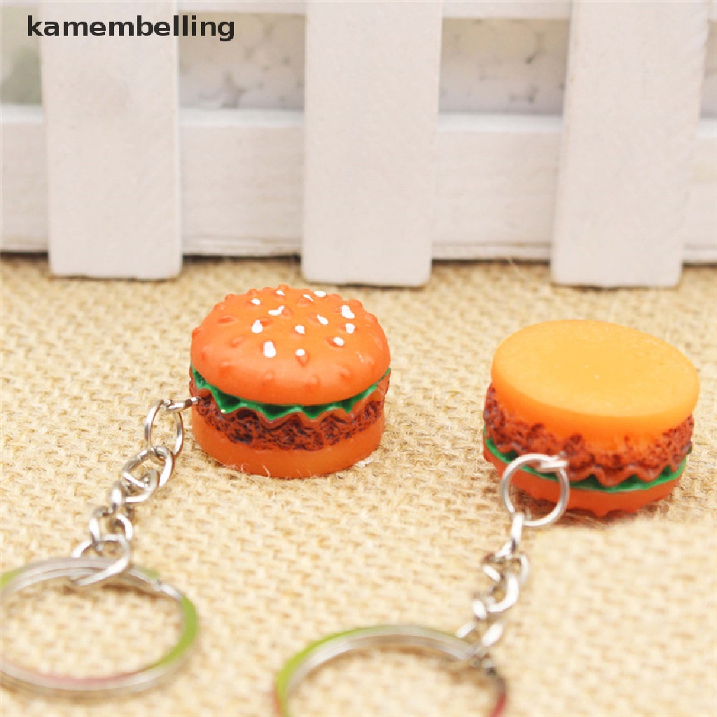 Móc Khóa Hình Hamburger Dễ Thương