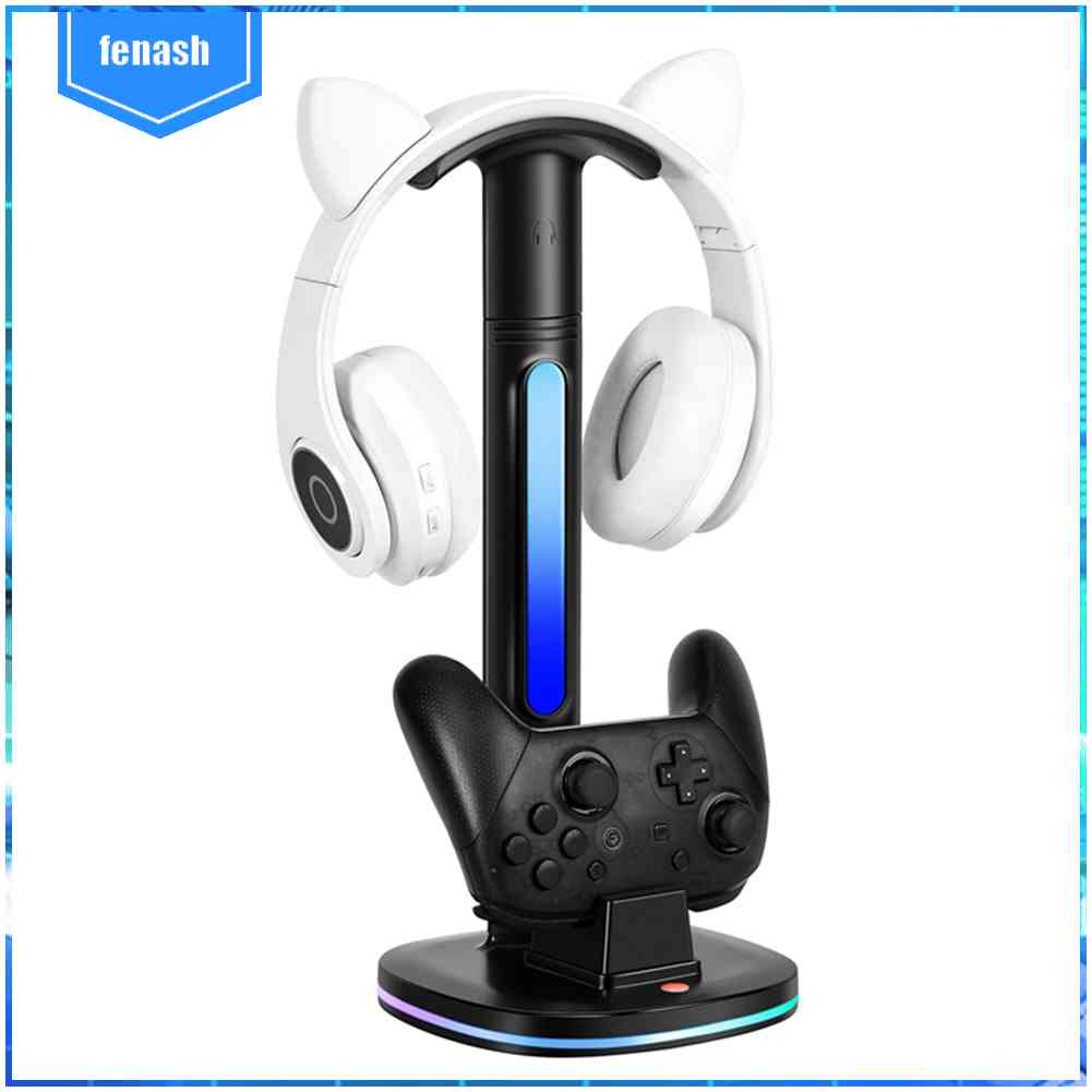 Đế Sạc DC5V / 2.4A Có Tay Cầm Màu Dạ Quang Cho Switch Pro