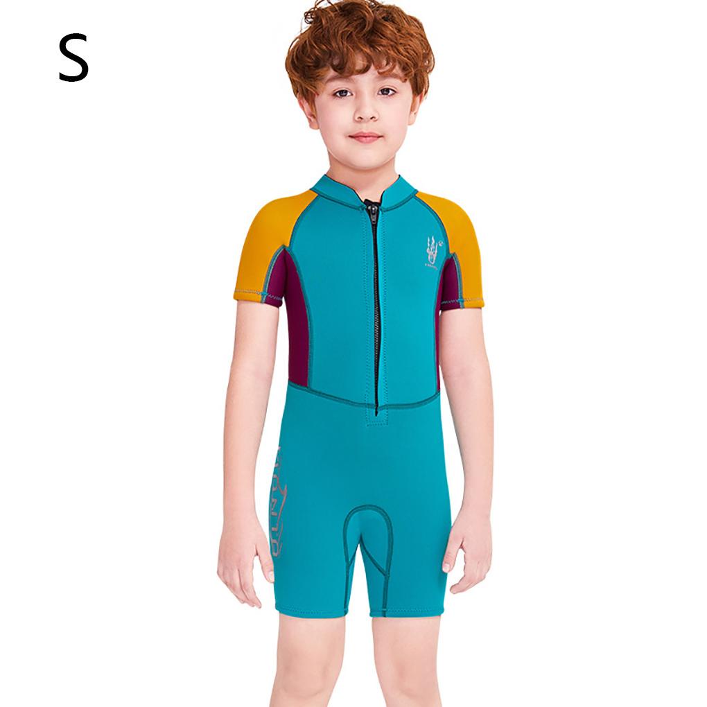 Bộ Đồ Bơi / Lặn Tay Ngắn Chất Liệu Cao Su Tổng Hợp Nhanh Khô Dành Cho Bé