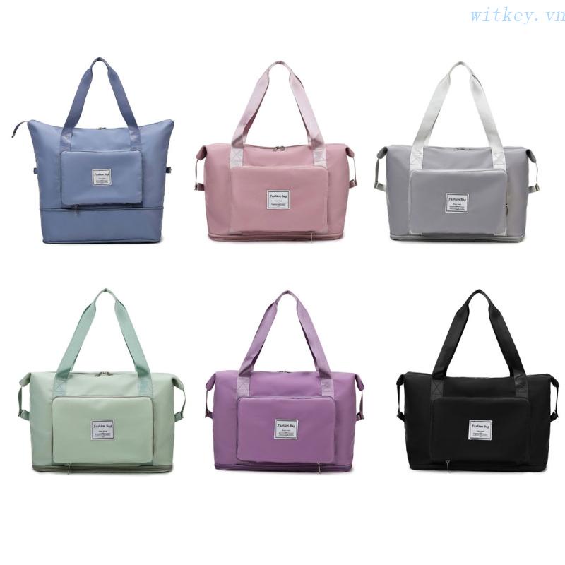 Túi Xách Vải Oxford Chống Nước Sức Chứa Lớn Có Thể Gấp Gọn Dùng Khi Đi Du Lịch Cho Nam Và Nữ