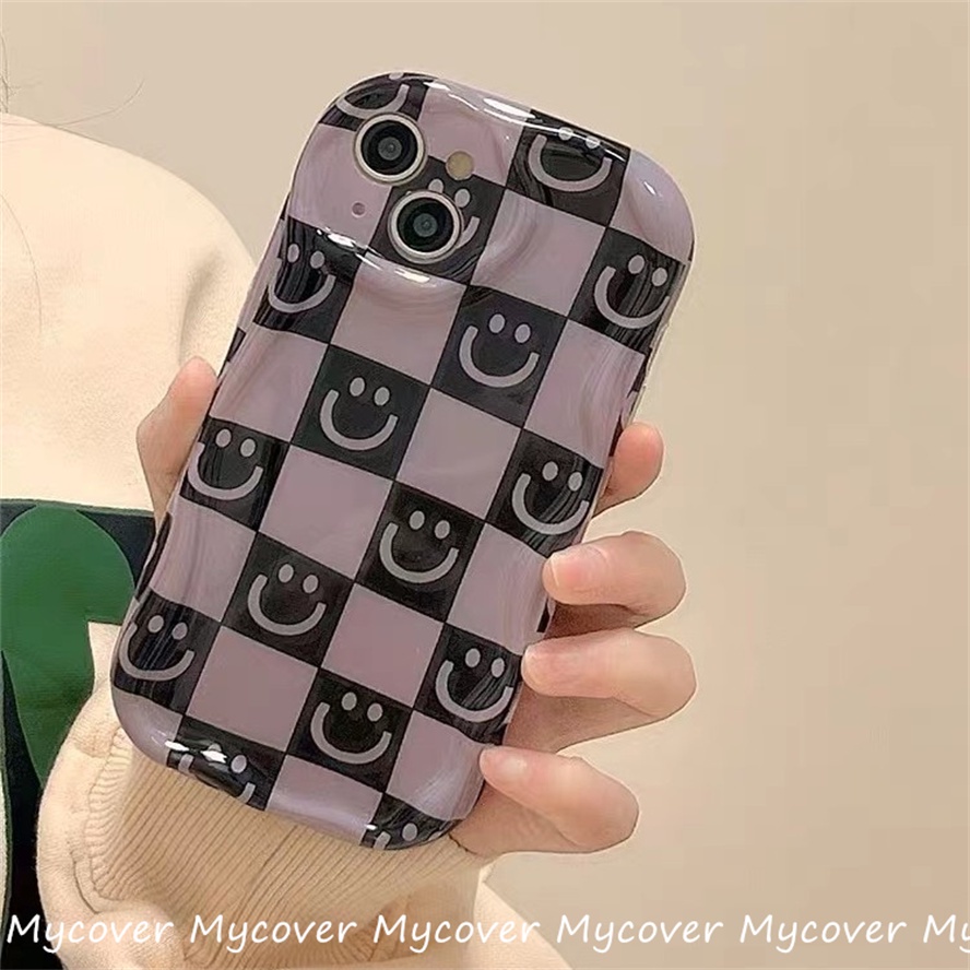 Ốp Điện Thoại Silicon Mềm Hình Mặt Cười Dễ Thương Cho iPhone 14 13 12 11 Pro Max X XR Xs Max 6 7 8 Plus