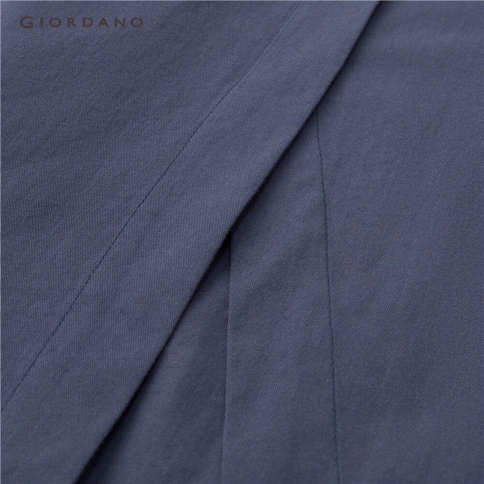 Chân váy GIORDANO 05463315 trọng lượng nhẹ xẻ tà trước eo thun cho nữ