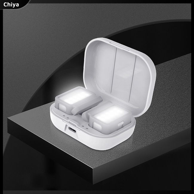 Đèn Kẹp Điện Thoại Mini L375 2 Chiều Mềm Mại Có Thể Điều Chỉnh Độ Sáng 3 Màu Kèm Hộp Sạc