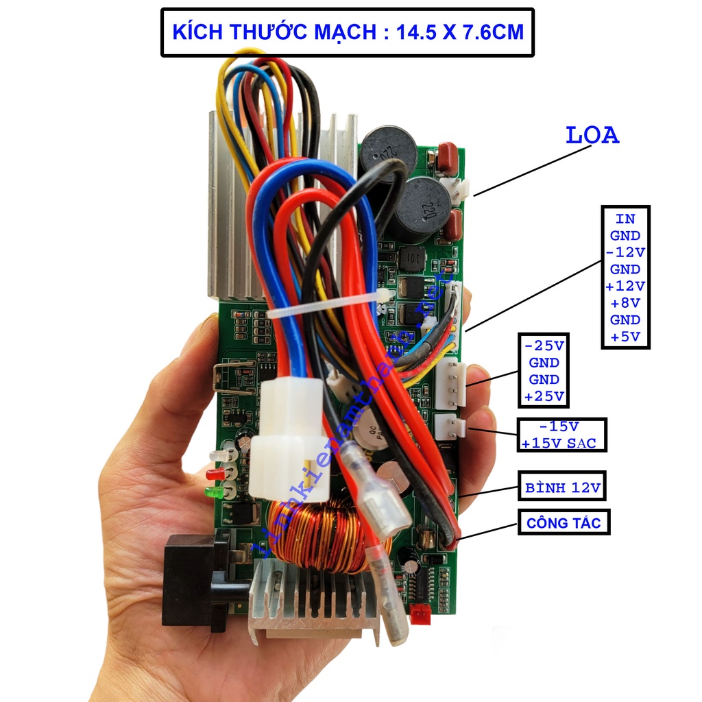 Mạch công suất 12v mạch công suất loa kéo