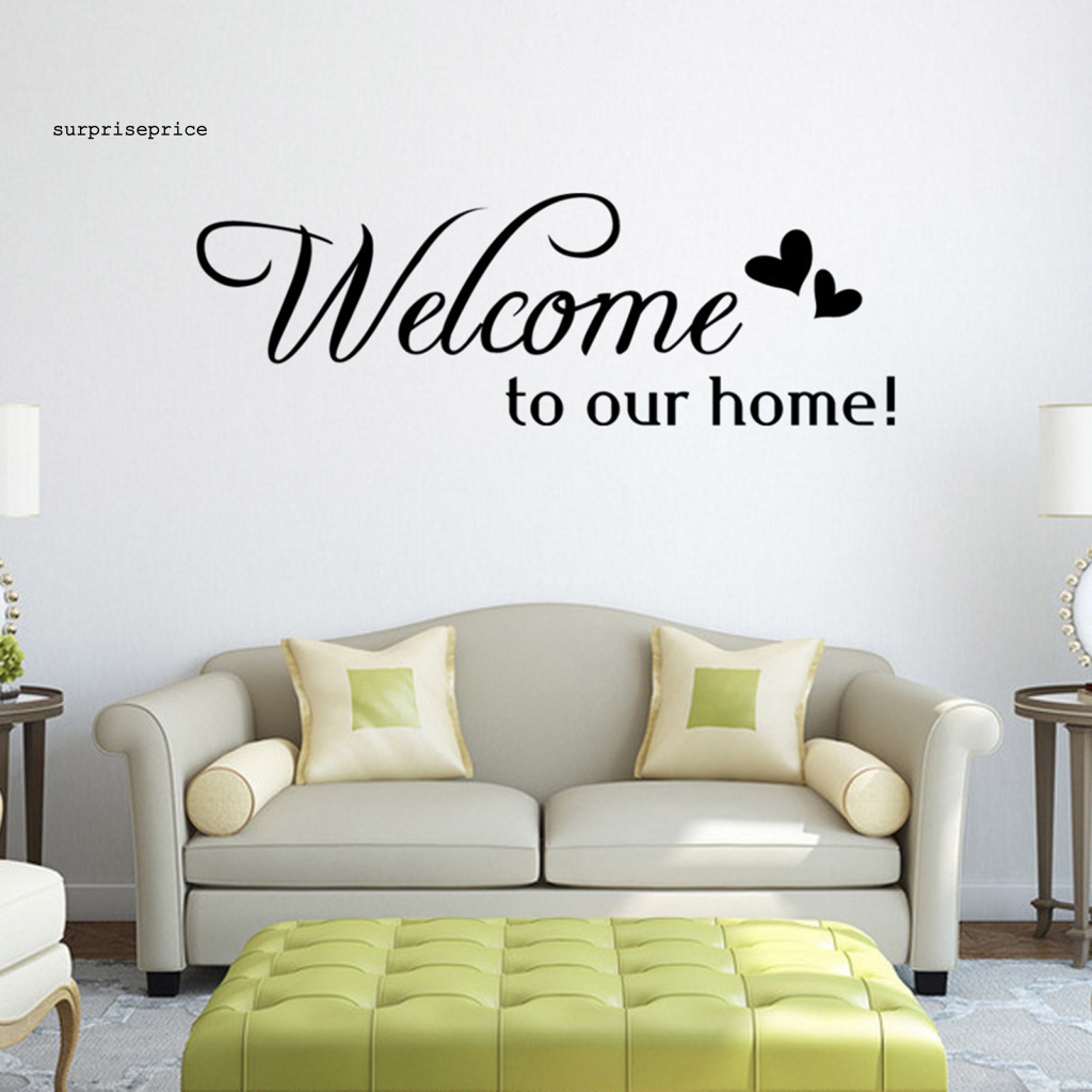 Sticker Dán Tường Bằng PVC Chống Nước Họa Tiết Chữ Tiếng Anh Bắt Mắt