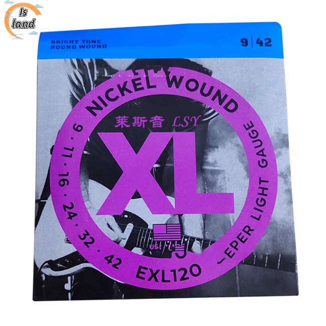 Dây Đàn Guitar Điện Bằng Thép Chống Rỉ Sét Thay Thế Tiện Dụng