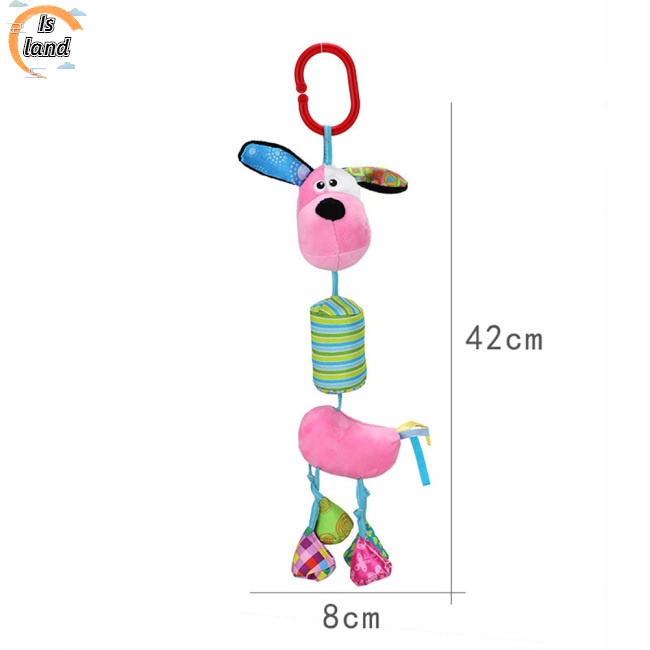 Đồ Chơi Thú Nhồi Bông Treo Xe Đẩy Em Bé Họa Tiết Hoạt Hình