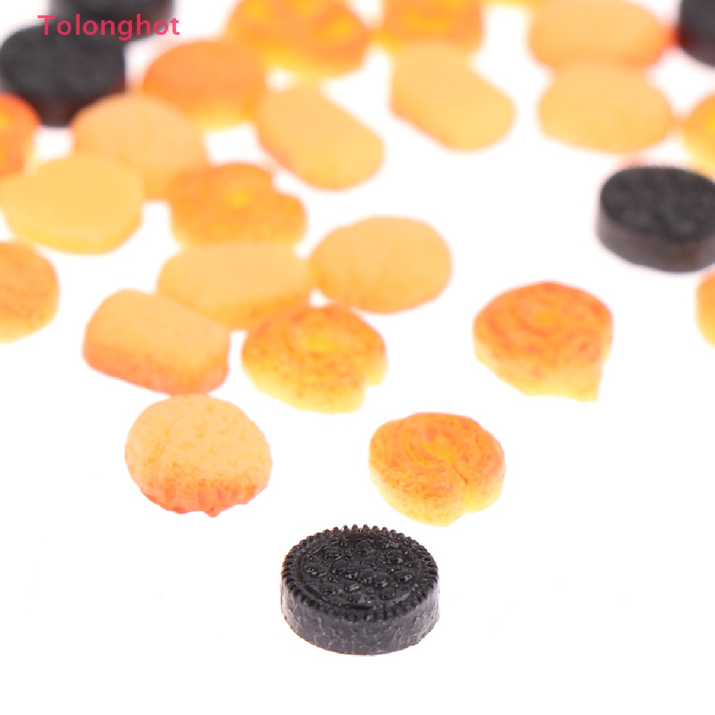 Set 10 Mô Hình Bánh Quy Trang Trí Nhà Búp Bê