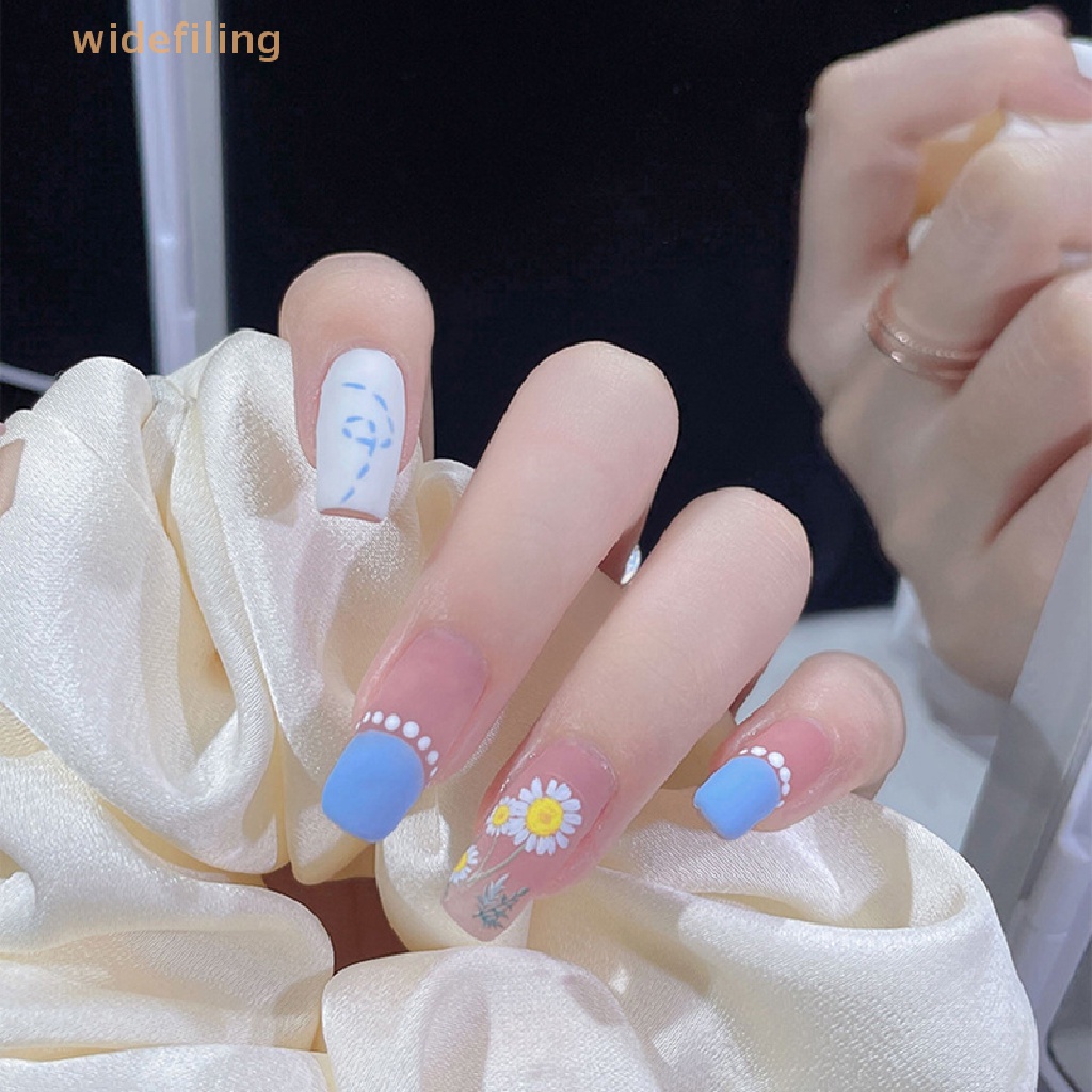 1 Tờ Miếng Dán Trang Trí Móng Tay In Hình Hoa Hướng Dương Xinh Xắn