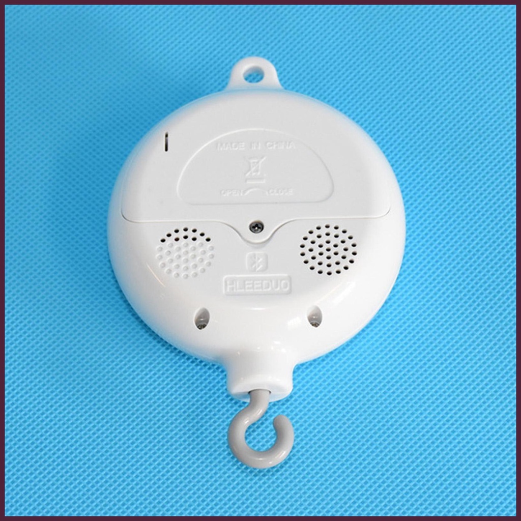 Hộp Nhạc Đồ Chơi Di Động Treo Nôi Em Bé An Toàn Chạy Bằng Pin Có Thể Xoay Được