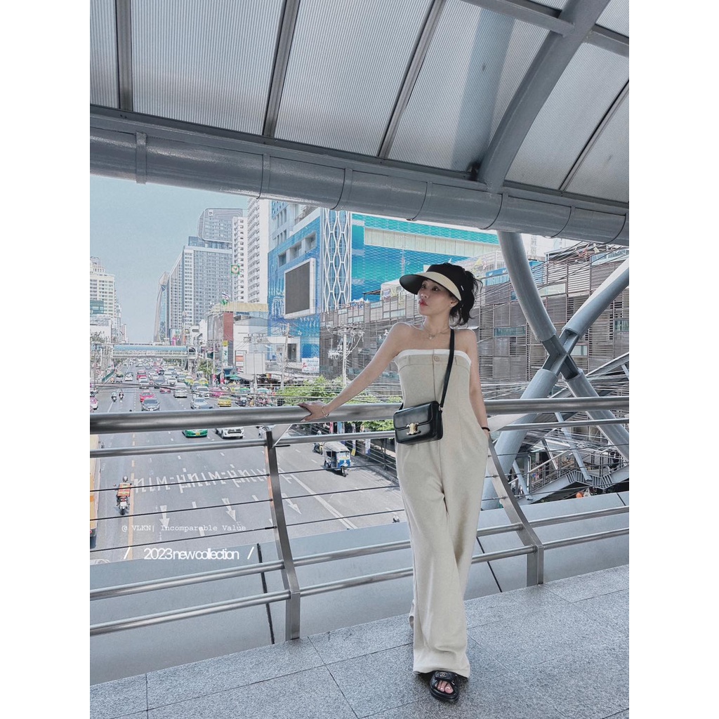 Jump ống dài viền trắng