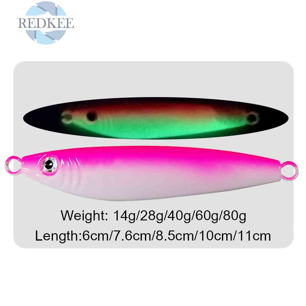 Mồi Câu Cá Phát Sáng Trọng Lượng 14g / 28g / 40g / 60g / 80g