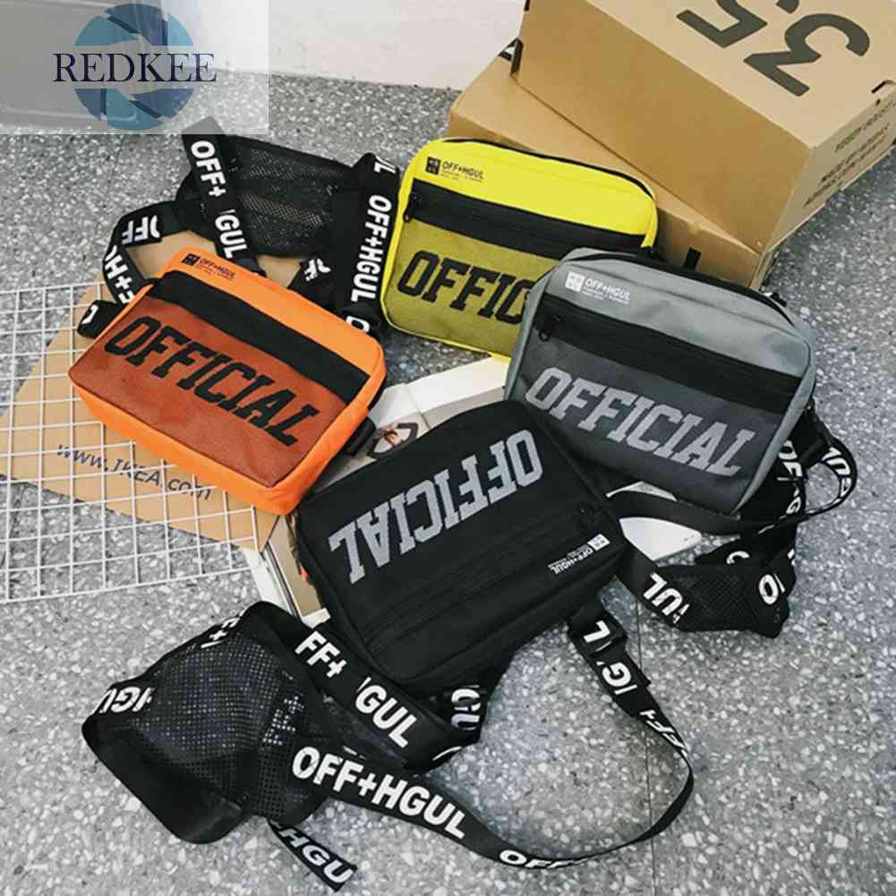 Túi Đeo Chéo Ngực Vải Oxford Nhỏ Gọn Có Thể Điều Chỉnh Thời Trang Cho Nam