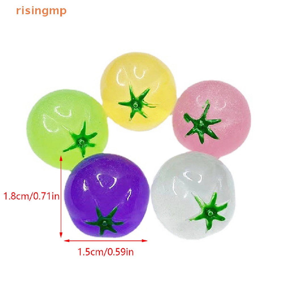 Set 5 Quả Cà Chua Mini Bằng Nhựa Phát Quang Dùng Để Trang Trí