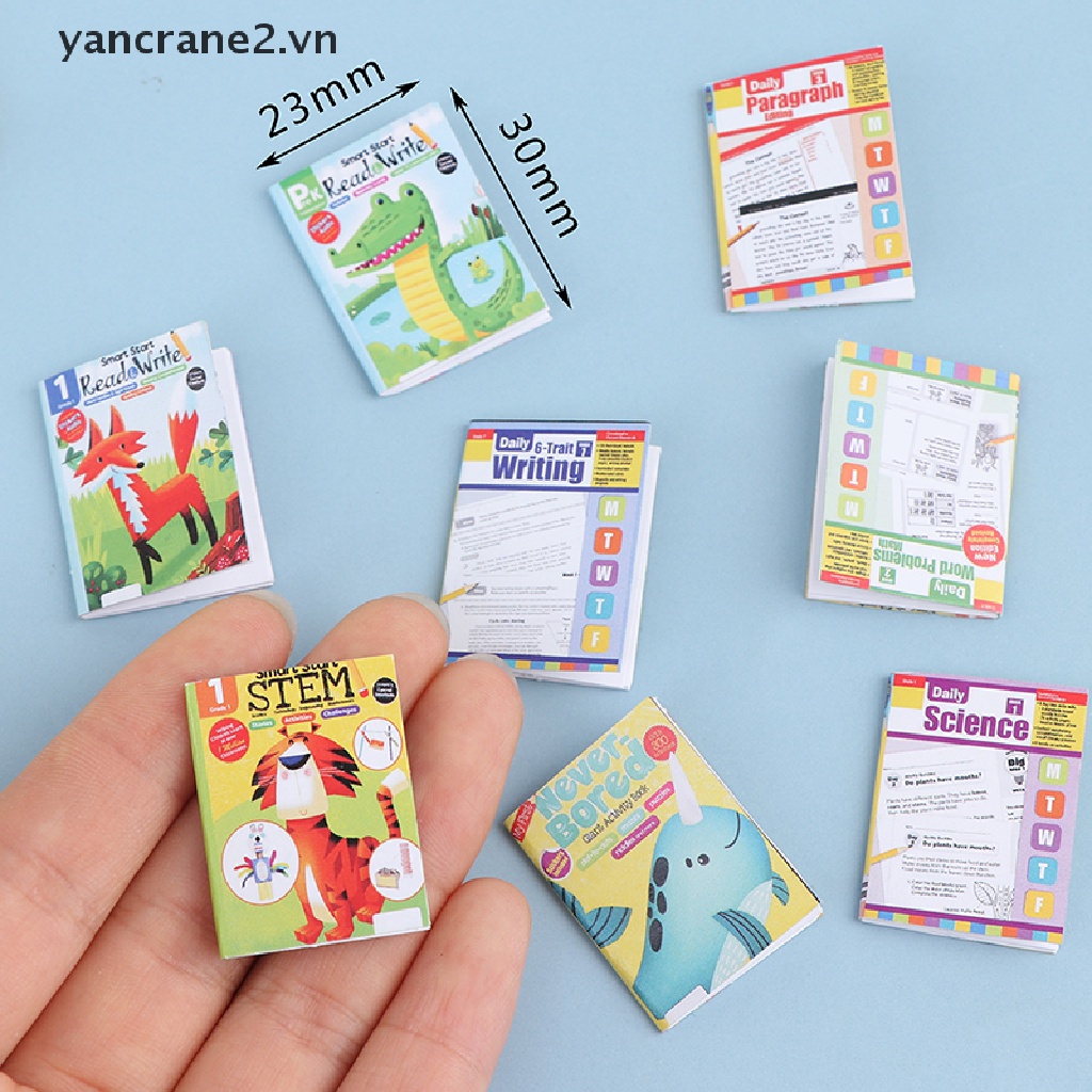 Bộ 4 Sổ Tay 1: 12 Dùng Trang Trí Nhà Búp Bê / Tiểu Cảnh / Nhà Búp Bê {yancrane2.vn}