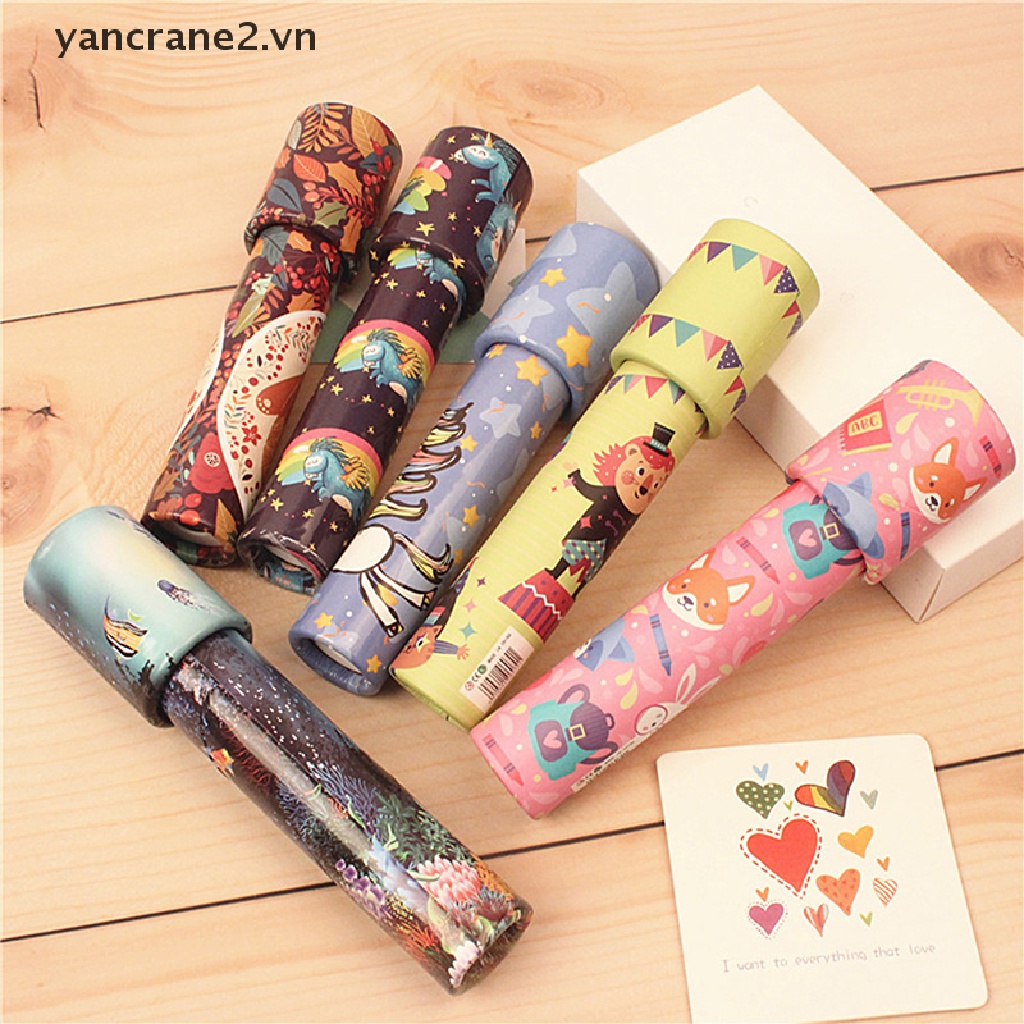 1 Đồ Chơi Kính Vạn Hoa Rotag Kaleidoscope Cổ Điển Hoài Niệm Giáo Dục Sớm Cho Bé {YAN2}