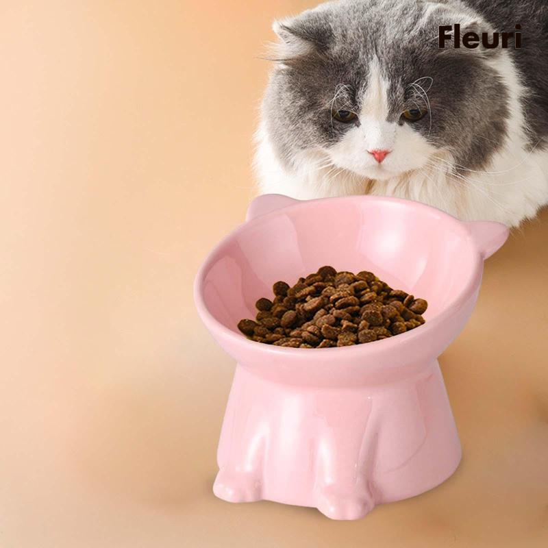 [Fleurir] Tô Đựng Thức Ăn Dành Cho Thú Cưng Chó Mèo Nhỏ