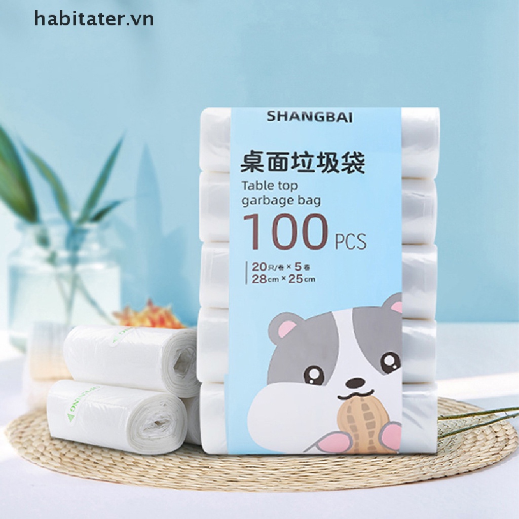 Bộ 5 / 100 Túi Đựng Rác Mini Dùng Một Lần Tiện Dụng Cho Nhà Bếp