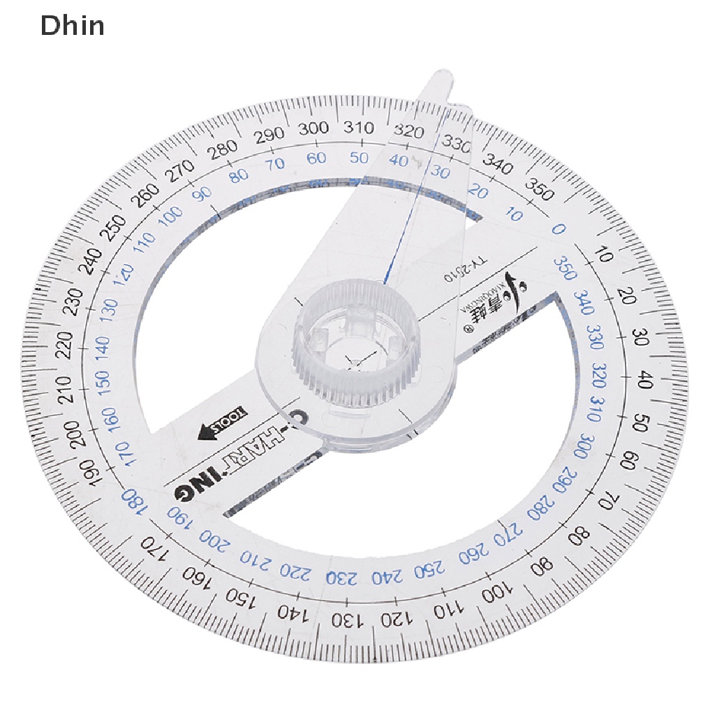 Thước Đo Góc 10cm Bằng Nhựa Xoay 360 Độ Tiện Dụng