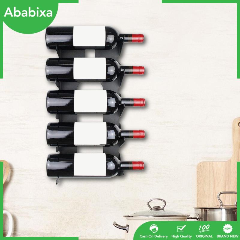 Giá Đỡ Chai Lọ Bằng Kim Loại Gắn Tường Tiện Dụng Cho Phòng Bếp / Phòng Ăn