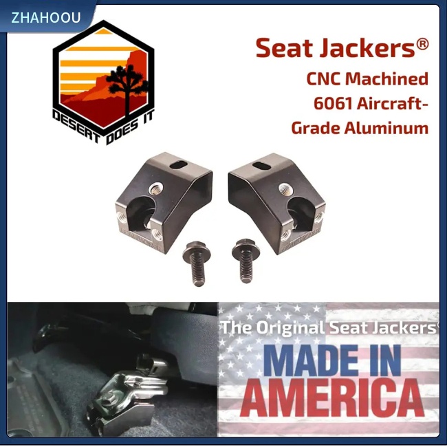 ☃Nhà Cửa☃ 1 Cặp Đệm Lót Chân Nâng Ghế Trước Xe Hơi 1.25 Inch Bằng Kim Loại