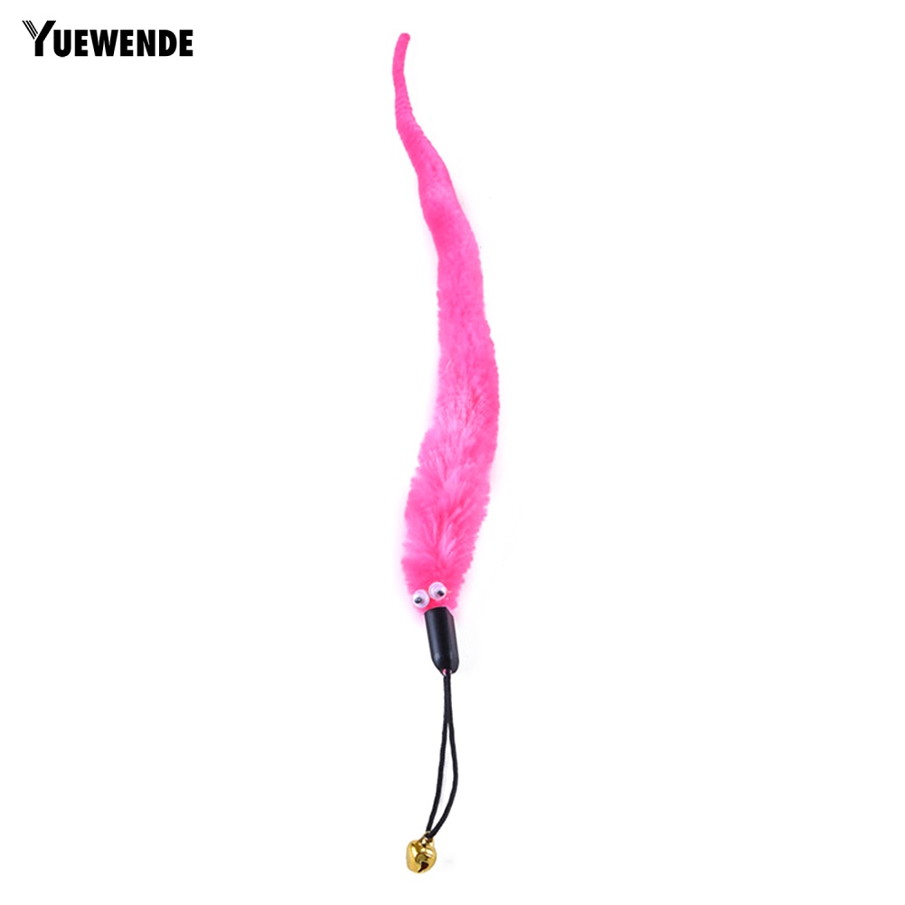 Gậy Trêu Mèo Hình Sâu Có Chuông Thay Thế Tiện Dụng