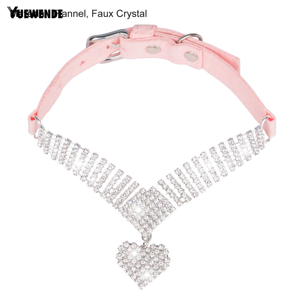 Vòng Cổ YE.B Đính Đá Thời Trang Mùa Xuân Xinh Xắn Cho Thú Cưng