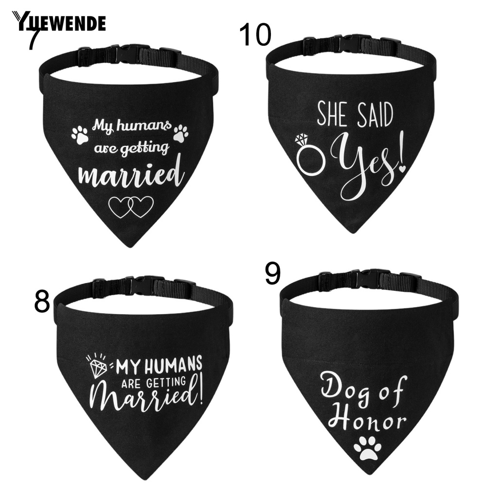 Ye.b Khăn Bandana Màu Đen Thoải Mái Dành Cho Thú Cưng