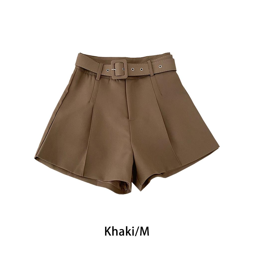 Quần Short Dáng Chữ A Trơn Mịn Đơn Giản Có Thể Điều Chỉnh Quyến Rũ Cho Nữ