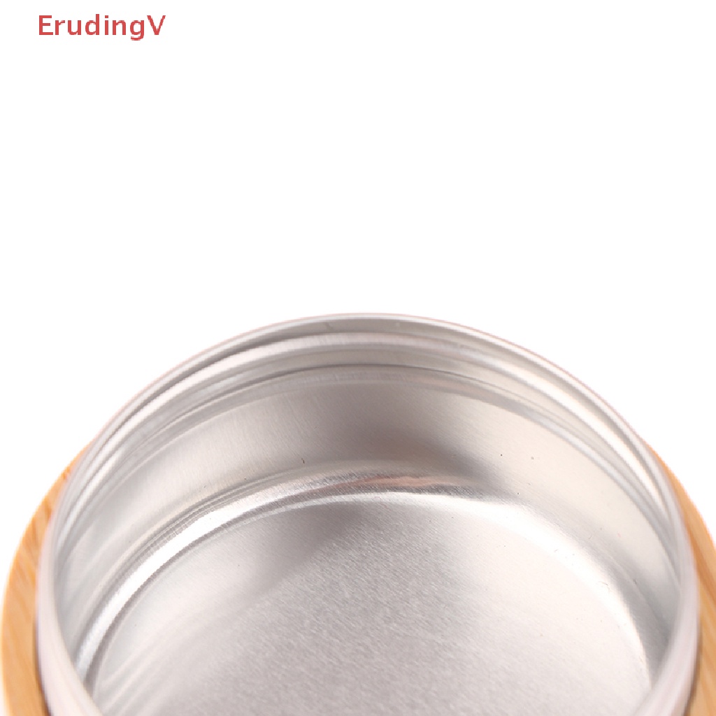 1 Hũ Rỗng Đựng Kem / Mỹ Phẩm Có Nắp Bằng Tre 30 / 50 / 100G