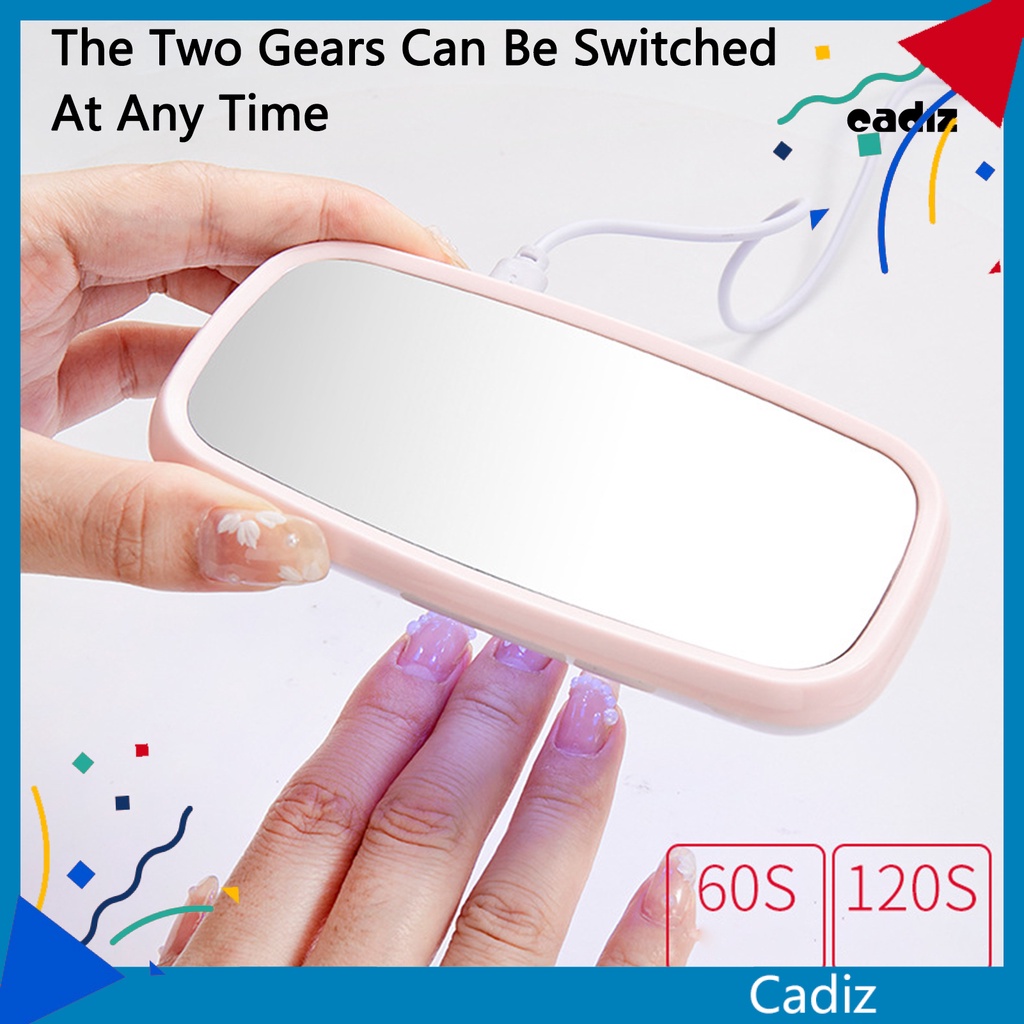 Đèn Sấy Khô Móng Tay 8 Bóng Công Suất Cao Màu Đen Thiết Kế Dạng Gập Tiện Dụng