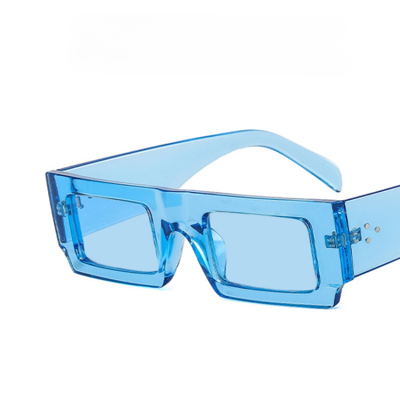 (AIMURUSI) COD Kính Mát Gọng Vuông Phong Cách Hip Hop Âu Mỹ Thời Trang