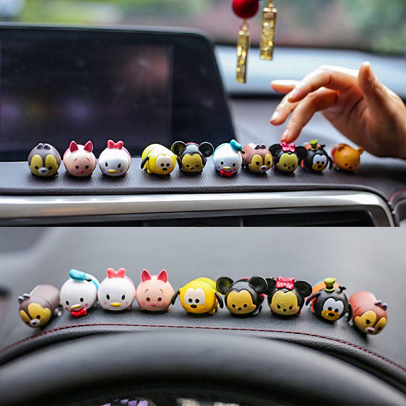 Creative Cartoon Cute Car Decoration Car Accessories Car Car Internet Red Cute Pet Doll Decoration All Products c4cz