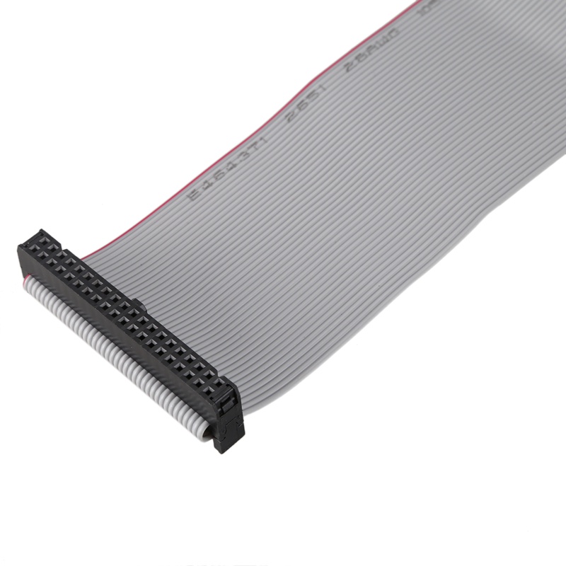 Bộ 2 Dây Cáp Ruy Băng Dẹt 2.54mm 40-Pin Female Sang Female IDE PATA 20cm