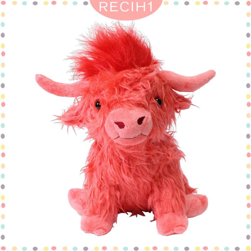 Bò Nhồi Bông Trang Trí Phòng Cho Bé