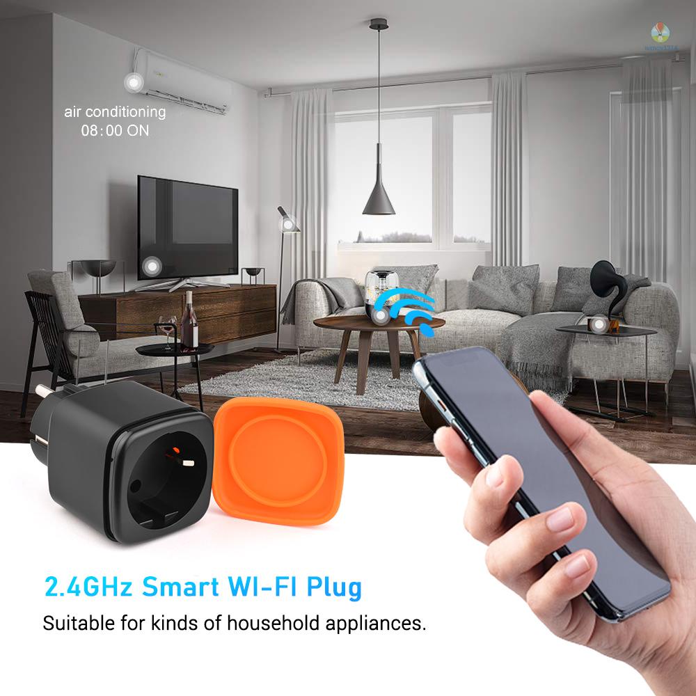 Ổ Cắm Điện Thông Minh Điều Khiển Từ Xa Có Chức Năng Đếm Ngược Và Hẹn Giờ 16A EU