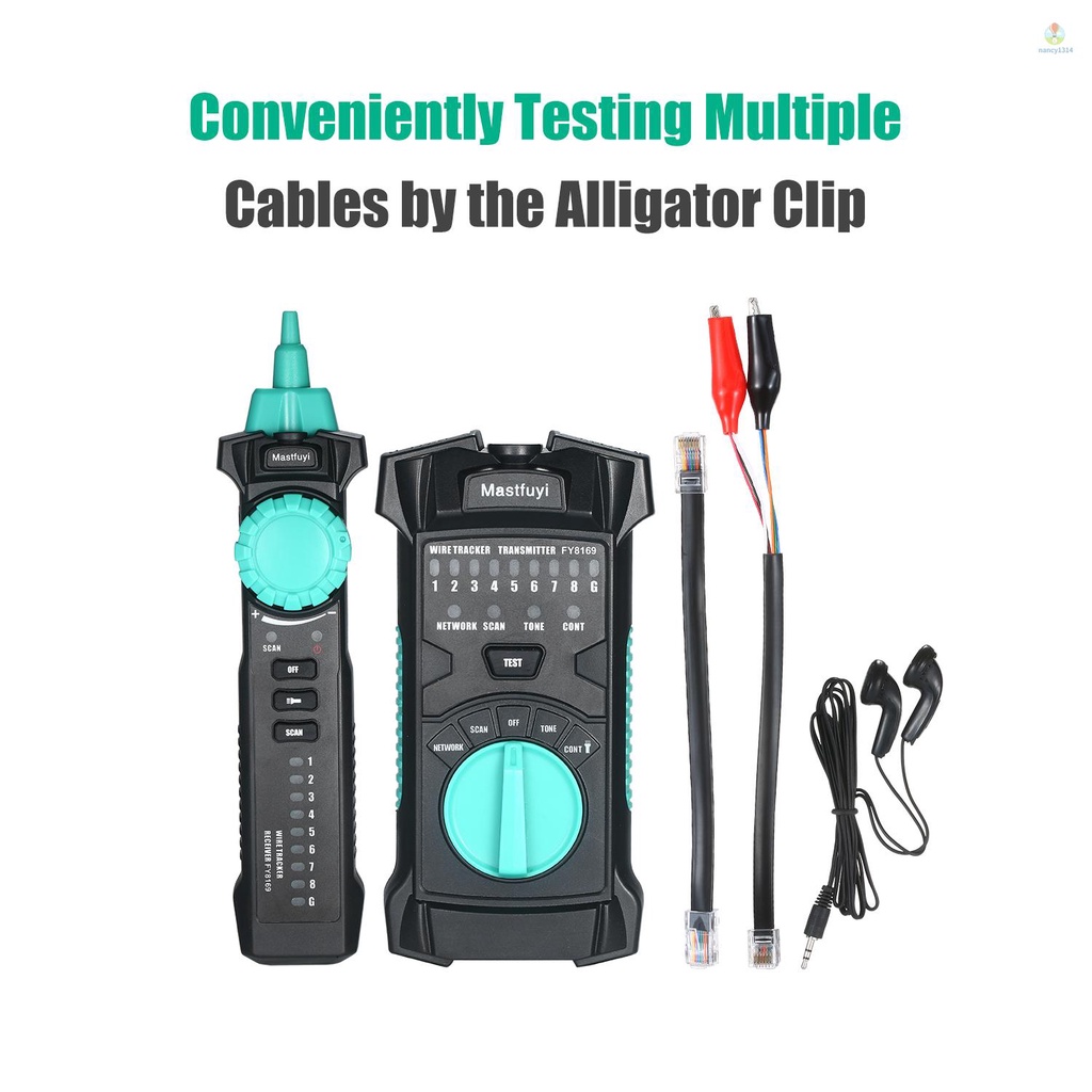 Dụng Cụ Kiểm Tra Dây Cáp Mạng RJ11 RJ45 Đa Năng FUYI FY8169
