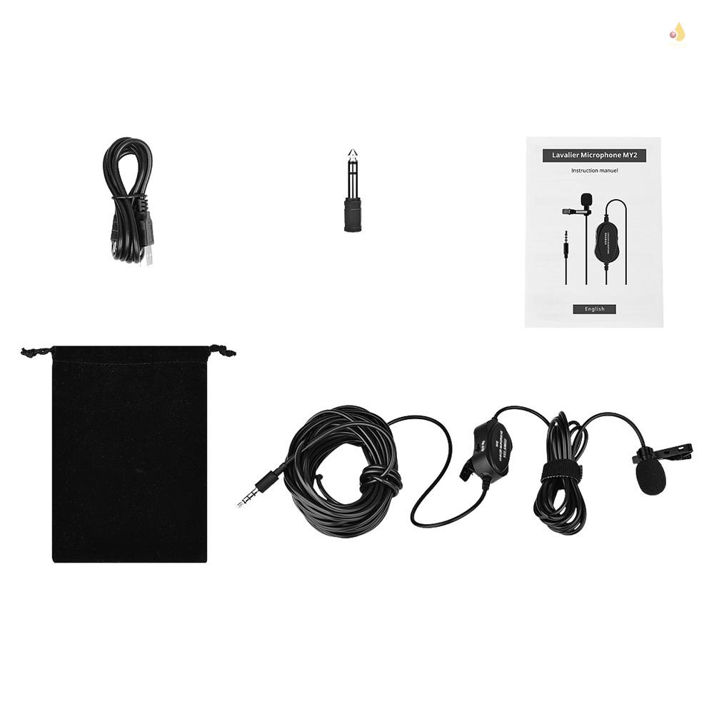 Micro Phỏng Vấn Chuyên Nghiệp Ye Langu MY2 Với Đầu Cắm 6.5mm Cho Điện Thoại / Máy Quay DSLR / Máy Tính Bảng