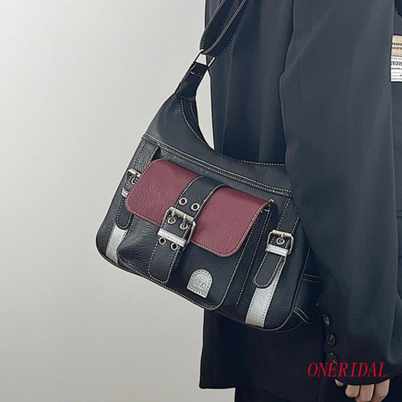 Túi Xách Da PU Có Khóa Màu Thời Trang Cho Nữ