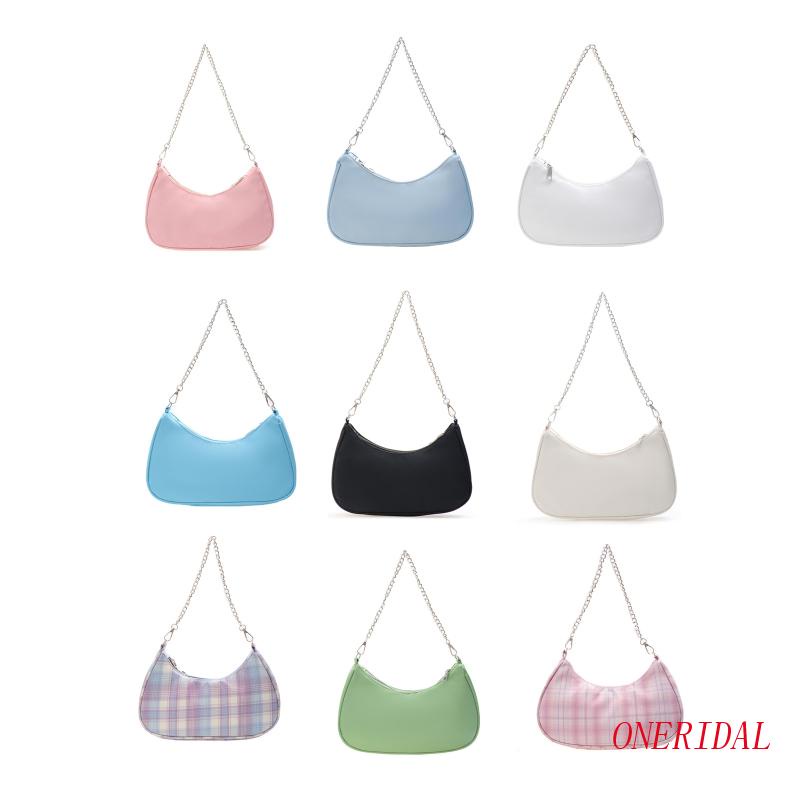 Túi Đeo Vai Phối Dây Xích Thời Trang Cho Nữ