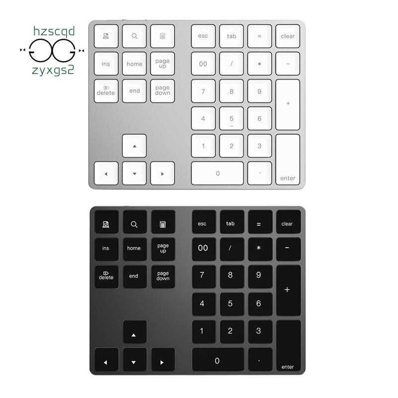 Bàn Phím Số Bluetooth 3.0 Không Dây 34 Phím Cho Windows IOS Mac OS Android PC Laptop